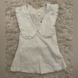 Anthropologie Collar Top
